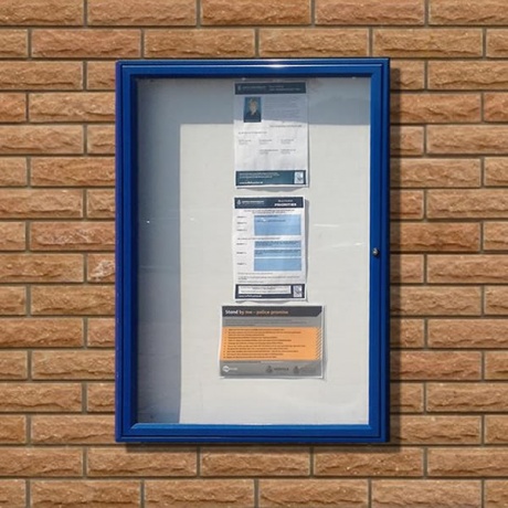 Cyclone External Noticeboard with Painted Frame